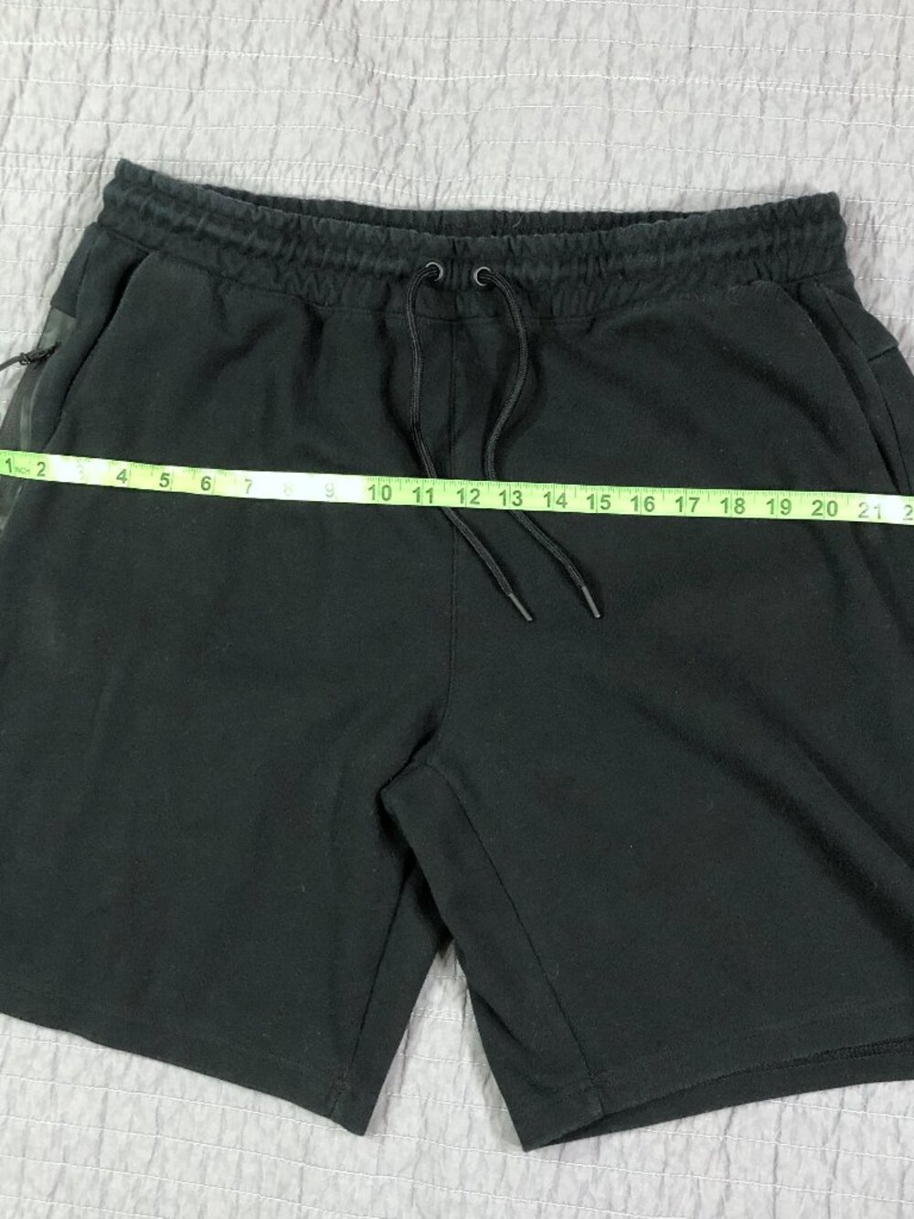 4/$15 Active Shorts Men XL Black Sweat Everyday Members Mark Athleisure Pockets - Picture 7 of 14